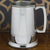 1 Pint Pewter Beer Mug Tankard With Glass Bottom Base