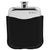 6oz Pewter Hip Flask with Genuine Black Leather Pouch