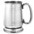 1 Pint Pewter Beer Mug Tankard With Curved Handle